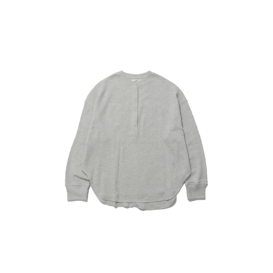 Waffle Loose Henleytops - OATMEAL (62620605) anuke(アンヌーク) | 