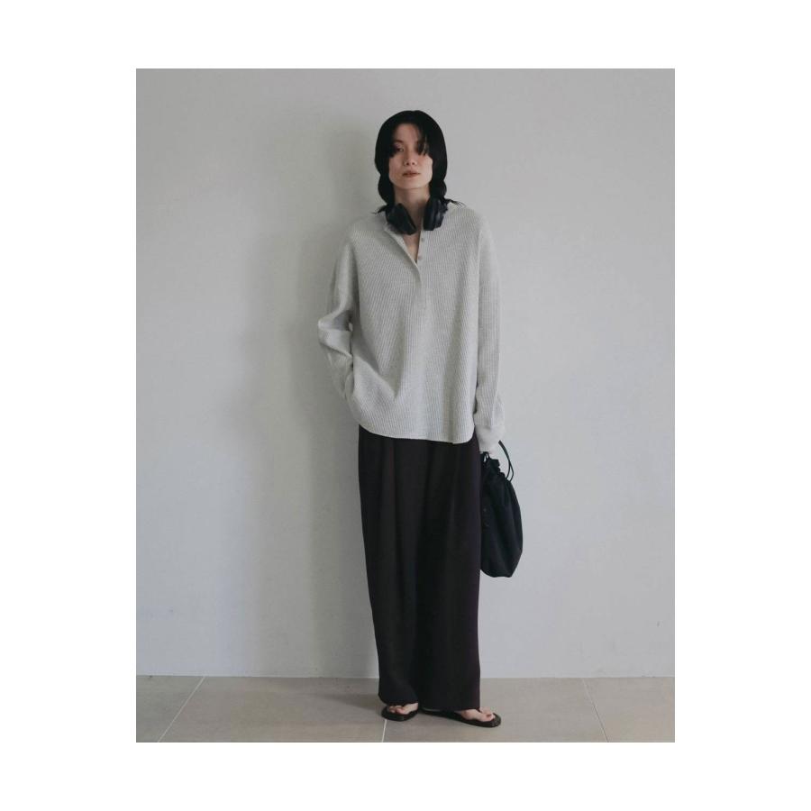 Waffle Loose Henleytops - OATMEAL (62620605) anuke(アンヌーク) |  | 01