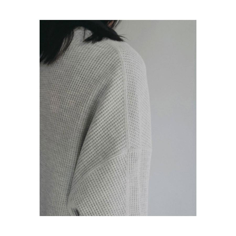 Waffle Loose Henleytops - OATMEAL (62620605) anuke(アンヌーク) |  | 05