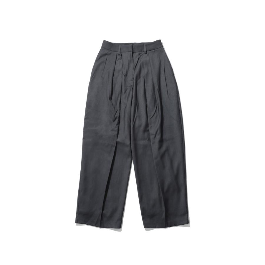 Hightwist Cocoon Pants - CHARCOAL GRAY (62620716) anuke(アンヌーク) | 