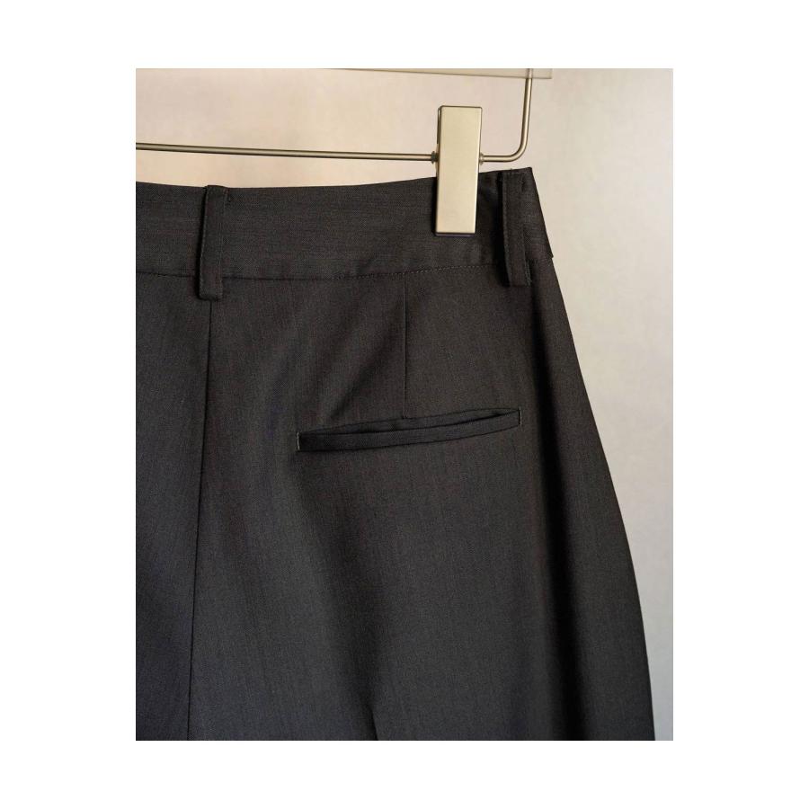 Hightwist Cocoon Pants - CHARCOAL GRAY (62620716) anuke(アンヌーク) |  | 04