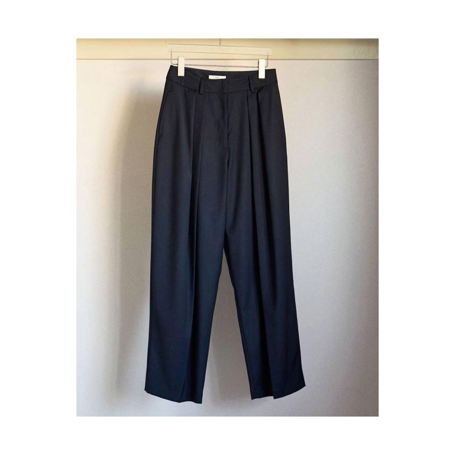 Hightwist Cocoon Pants - NAVY (62620716) anuke(アンヌーク) |  | 01