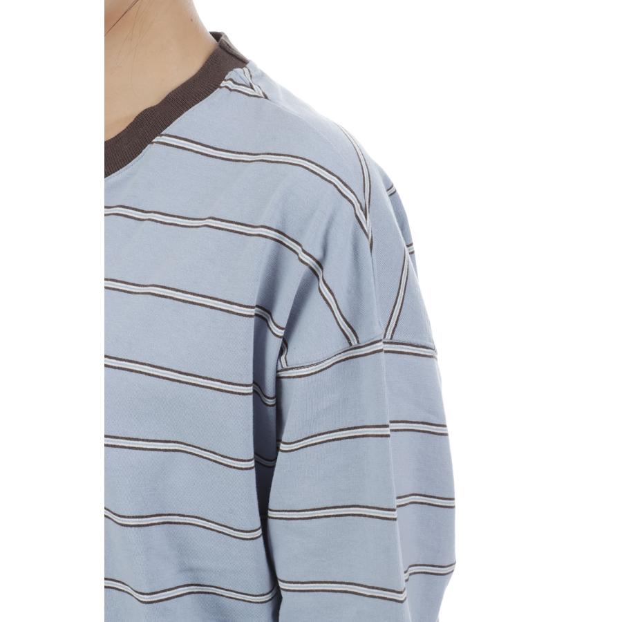 Border Loose Long T-shirts - ICE BLUE (62620620) anuke(アンヌーク) |  | 06
