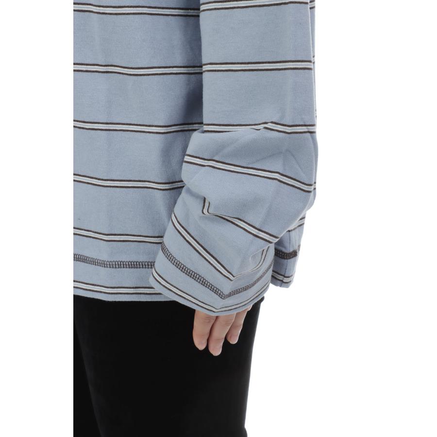 Border Loose Long T-shirts - ICE BLUE (62620620) anuke(アンヌーク) |  | 07