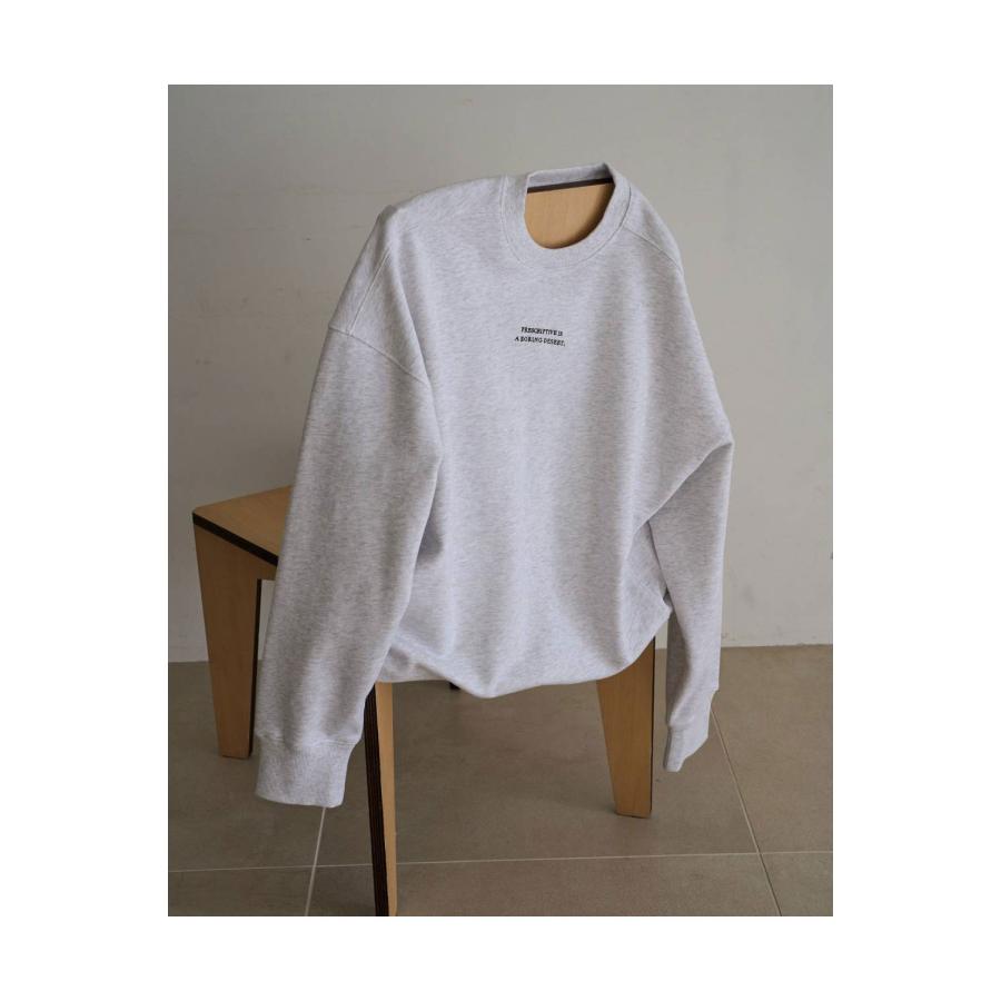 Embroidery Over Sweat - GRAY (62620609) anuke(アンヌーク) |  | 01