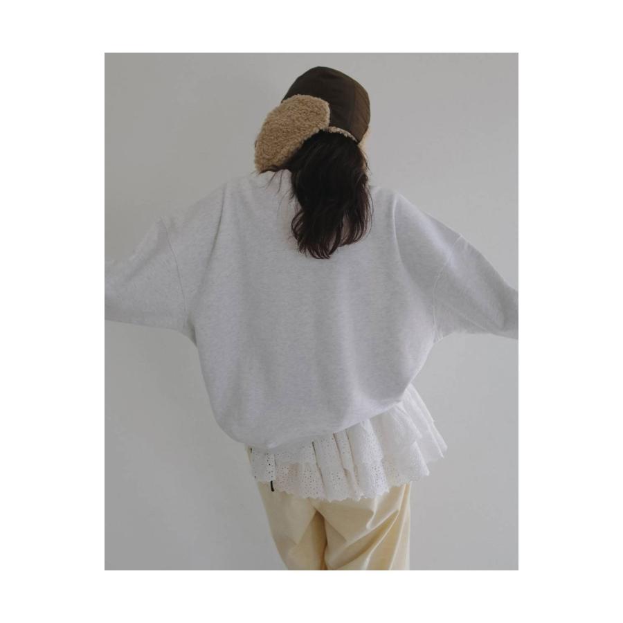 Embroidery Over Sweat - GRAY (62620609) anuke(アンヌーク) |  | 04