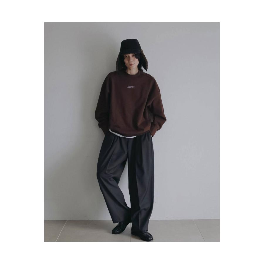 Embroidery Over Sweat - BROWN (62620609) anuke(アンヌーク) |  | 03