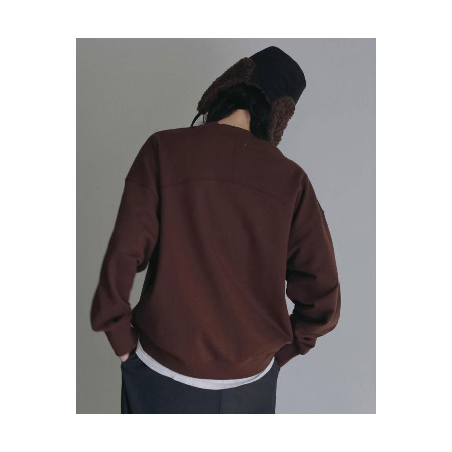 Embroidery Over Sweat - BROWN (62620609) anuke(アンヌーク) |  | 06