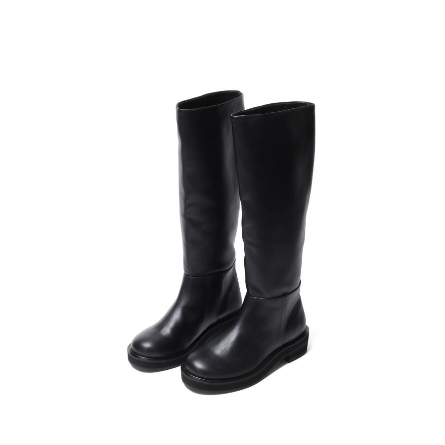 Ecoleather Long Boots - BLACK (62521007) anuke(アンヌーク) |  | 02