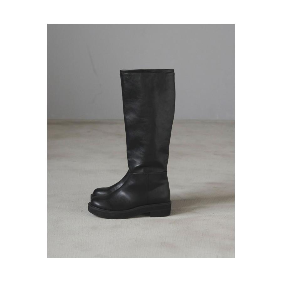 Ecoleather Long Boots - BLACK (62521007) anuke(アンヌーク) |  | 07