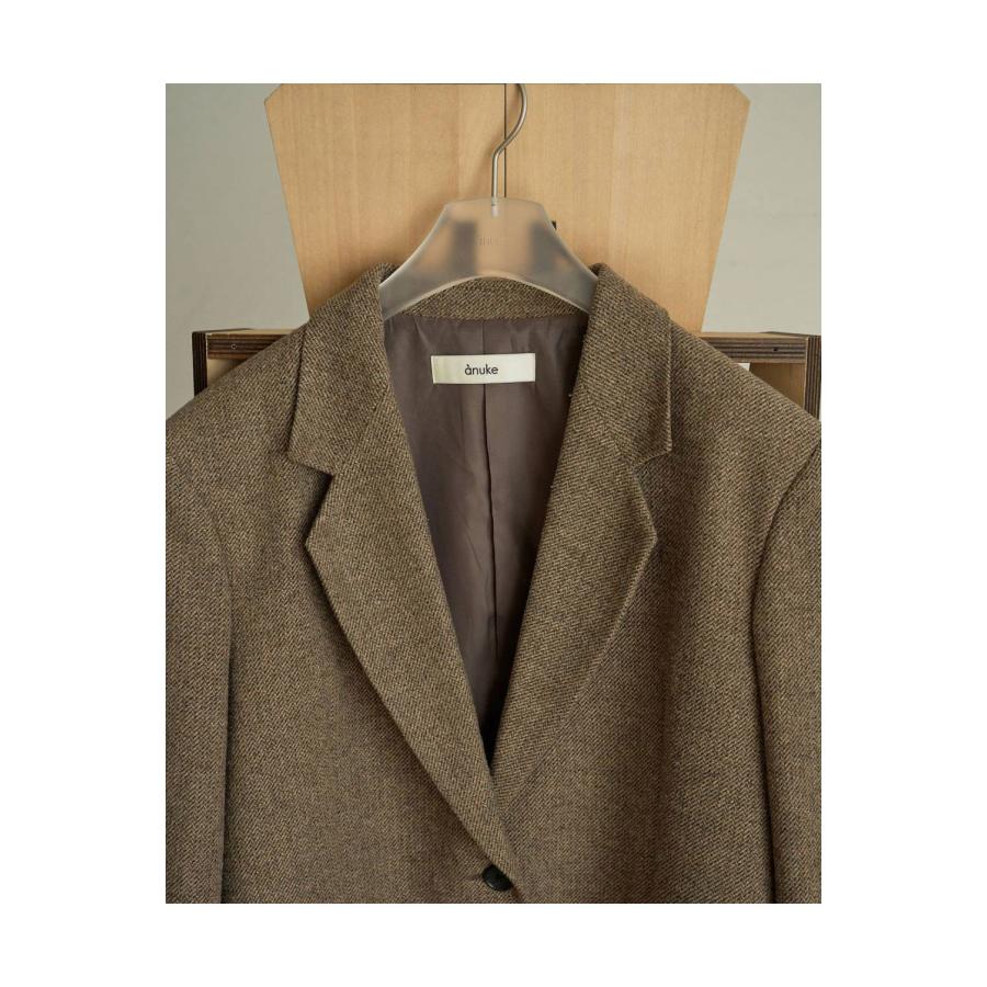 Herringbone Wool Jacket - BEIGE (62620104) anuke(アンヌーク) |  | 02