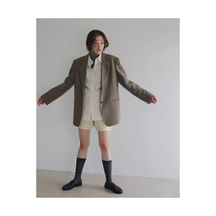 Herringbone Wool Jacket - BEIGE (62620104) anuke(アンヌーク) |  | 06