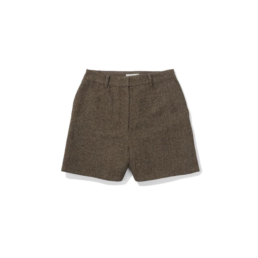 Herringbone Short Pants - BEIGE (62620718) anuke(アンヌーク) | 