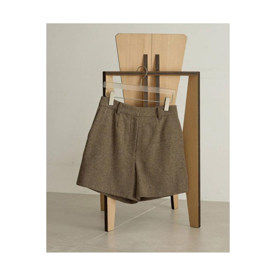 Herringbone Short Pants - BEIGE (62620718) anuke(アンヌーク) |  | 01