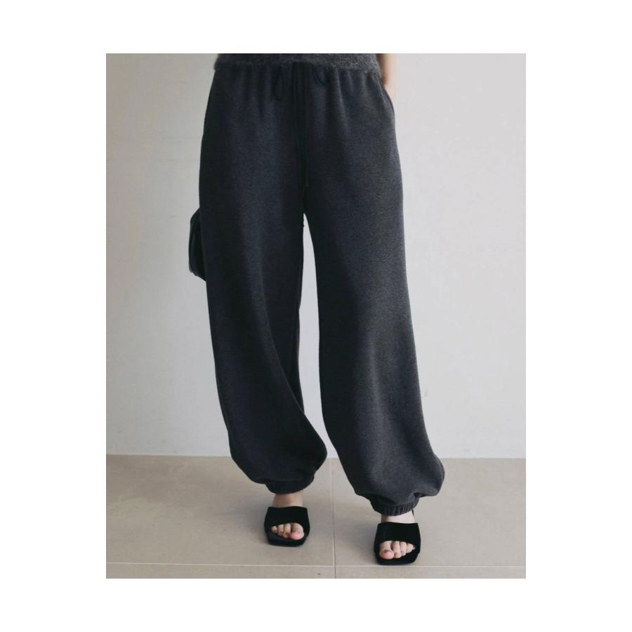 Fleece Rough Pants - CHARCOAL GRAY (62620712) anuke(アンヌーク) |  | 02