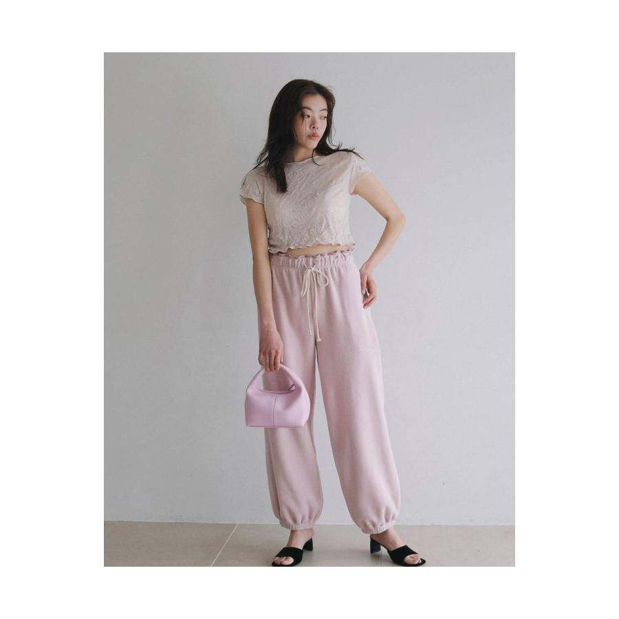 Fleece Rough Pants - PINK (62620712) anuke(アンヌーク) |  | 02