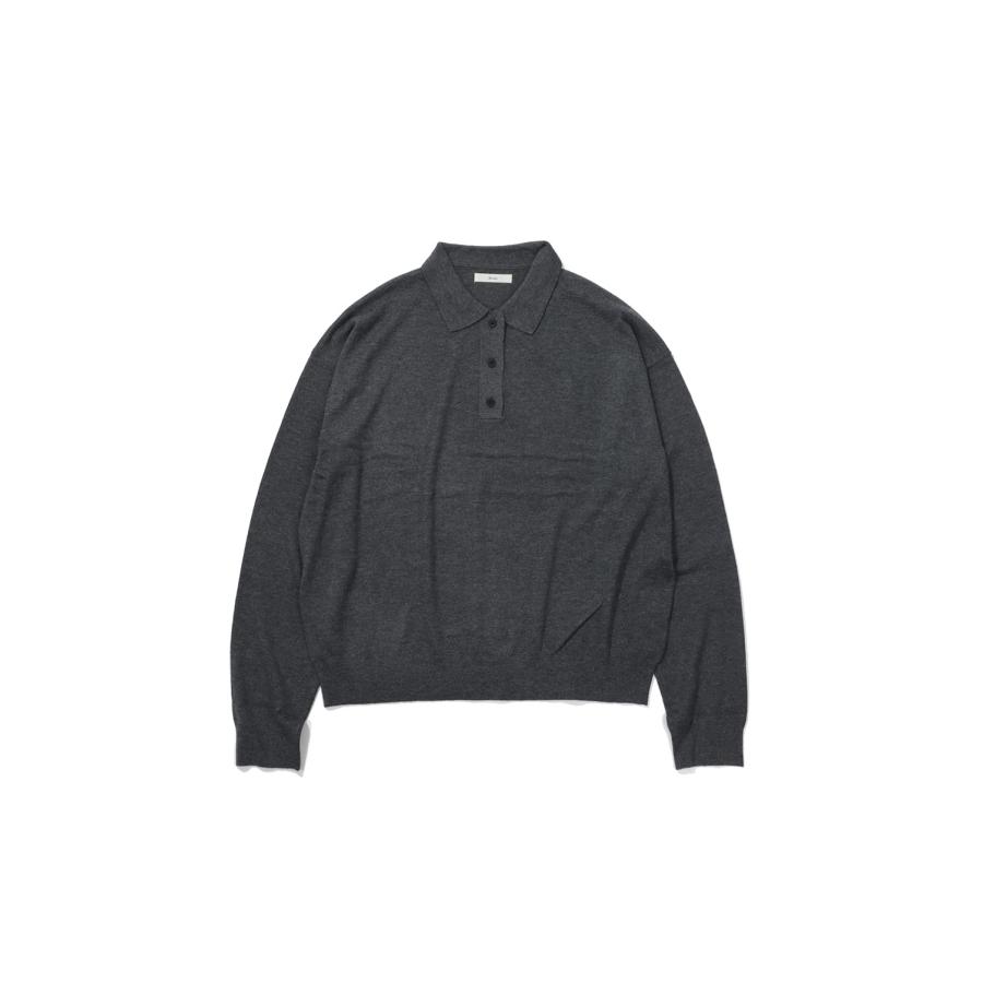 Highgauge Polo Tops - CHARCOAL GRAY (62620504) anuke(アンヌーク) | 