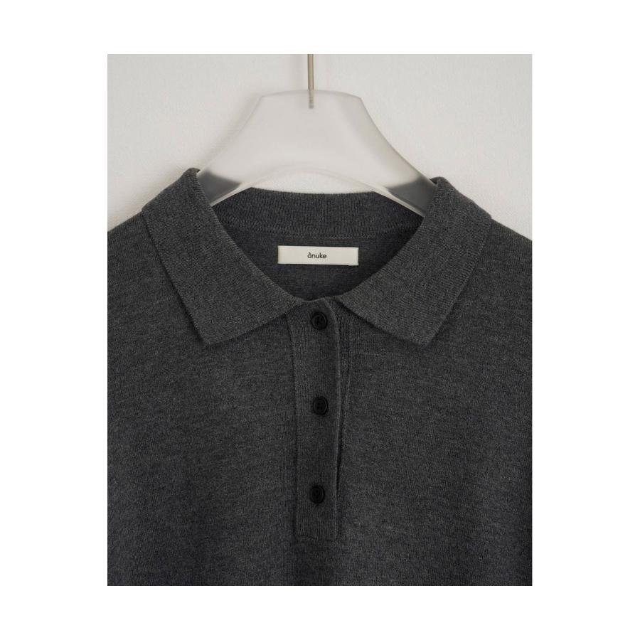 Highgauge Polo Tops - CHARCOAL GRAY (62620504) anuke(アンヌーク) |  | 02