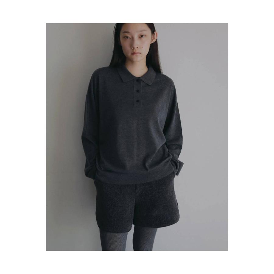 Highgauge Polo Tops - CHARCOAL GRAY (62620504) anuke(アンヌーク) |  | 03