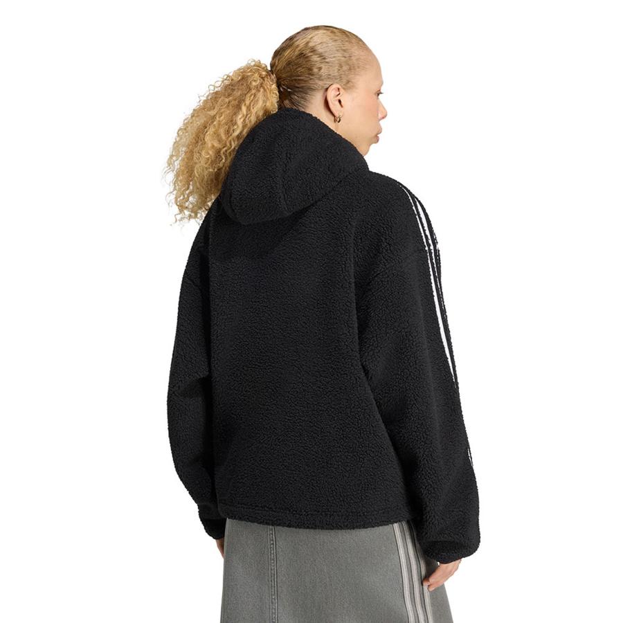 ADILUNA SEASON 2 X JENNIE POLAR FLEECE 1/4 ZIP HOODIE JACKET - BLACK (LD8926) adidas Originals -Women-(アディダスオリジナルス) |  | 02