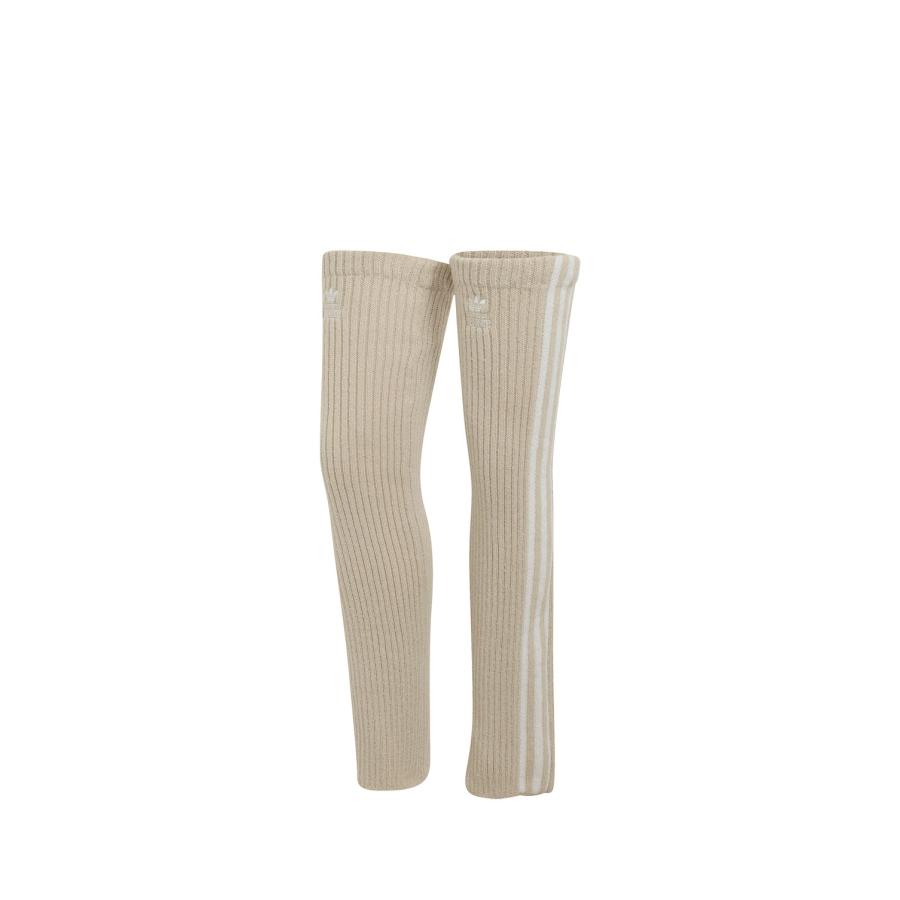 ADILUNA SEASON 2 X JENNIE HIGH KNEE LEG WARMERS - CLEAR BROWN/WHITE (LD4293) adidas Originals -Women-(アディダスオリジナルス) | 