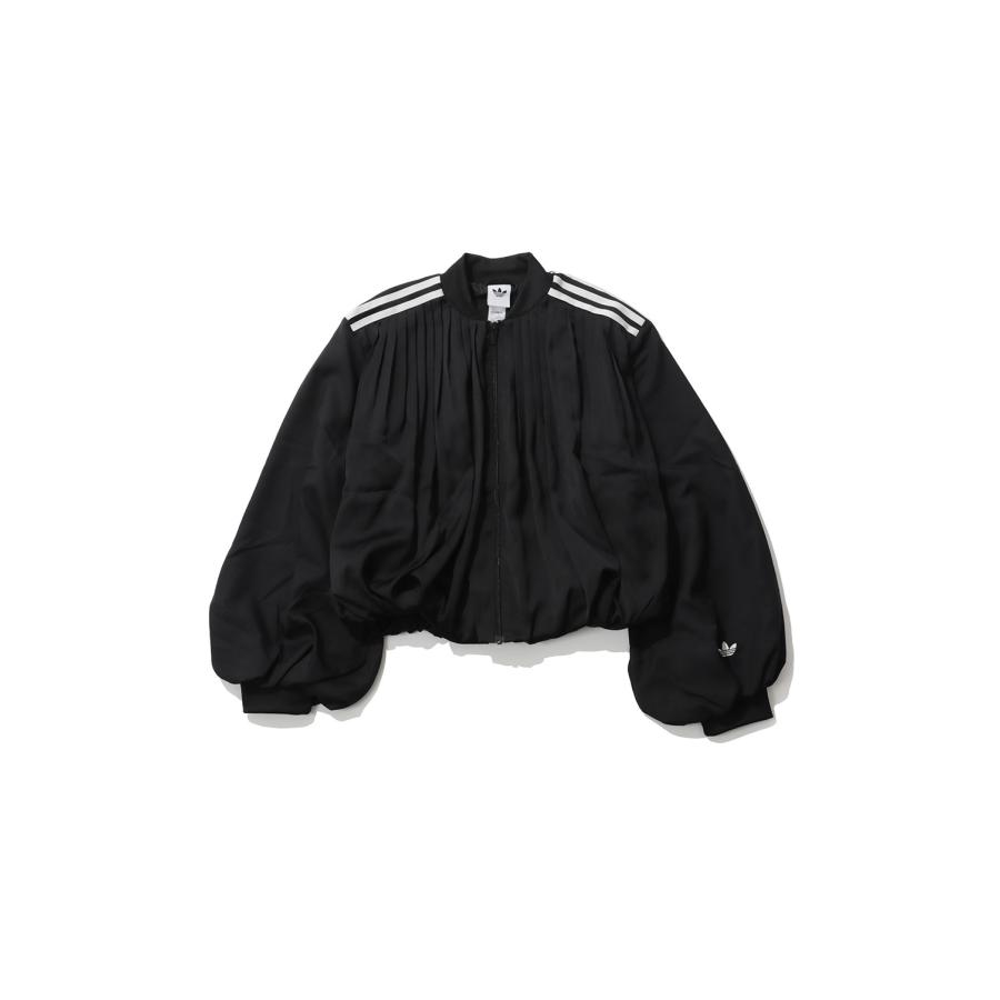 SATIN PLEATED TRACK TOP - BLACK (LG4081) adidas Originals -Women-(アディダスオリジナルス) | 