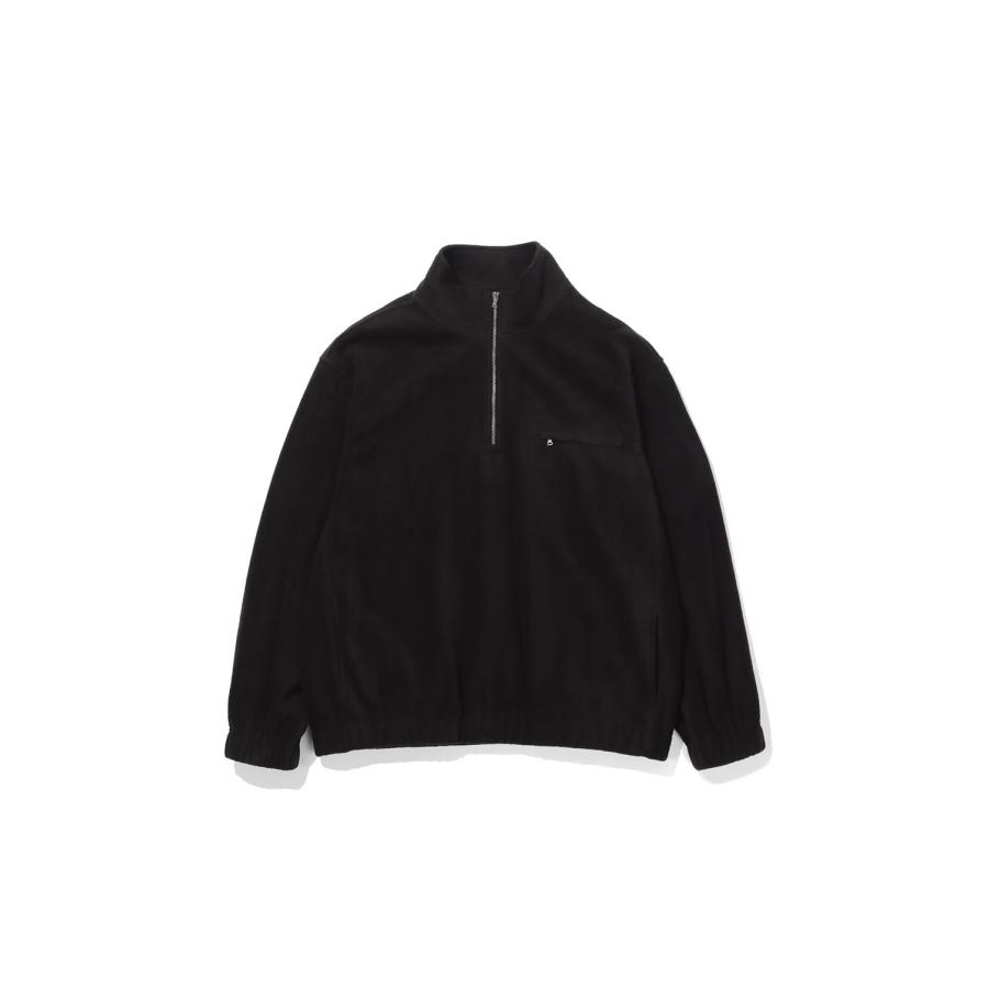 Tourist Fine Fleece Half Zip-up - BLACK (AOFWTS003) ANOTHER OFFICE(アナザー・オフィス) | 