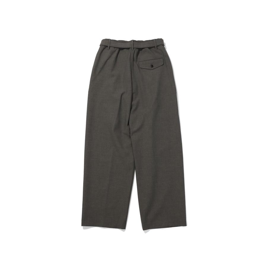 Structure Curved Slacks - KHAKI BROWN (AOFFPT003) ANOTHER OFFICE(アナザー・オフィス) |  | 01
