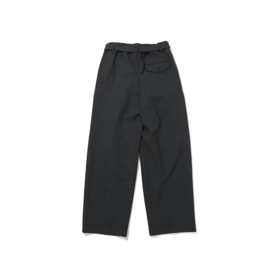 Structure Curved Slacks - HEATHER CHARCOAL (AOFFPT003) ANOTHER OFFICE(アナザー・オフィス) |  | 01