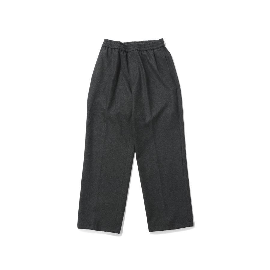 Cashmere Banding Easy Pants - HEATHER CHARCOAL (AOFFPT012) ANOTHER OFFICE(アナザー・オフィス) | 