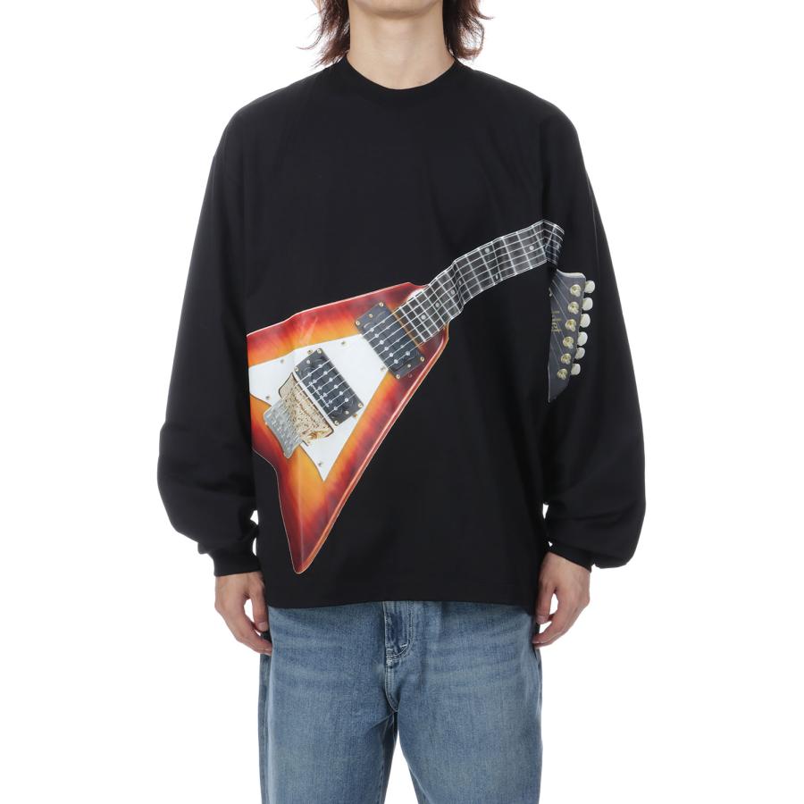 AIR GUITAR LONG SLEEVE T-SHIRT - BLACK (26AW21CS444) doublet(ダブレット) |  | 02