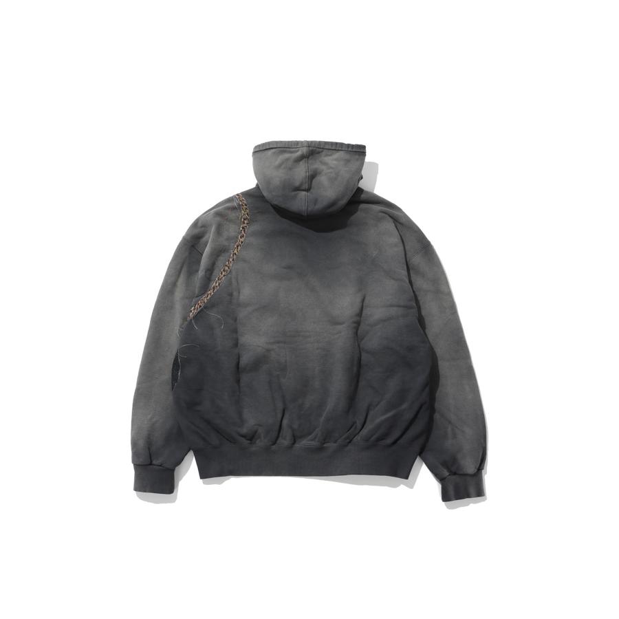 TROMPE L’OEIL EMBROIDERY HOODIE - BLACK (26AW07CS447) doublet(ダブレット) |  | 01