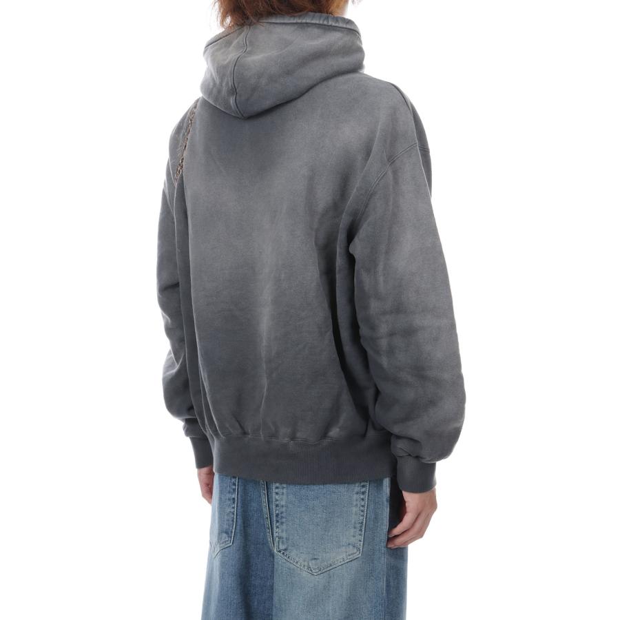 TROMPE L’OEIL EMBROIDERY HOODIE - BLACK (26AW07CS447) doublet(ダブレット) |  | 04