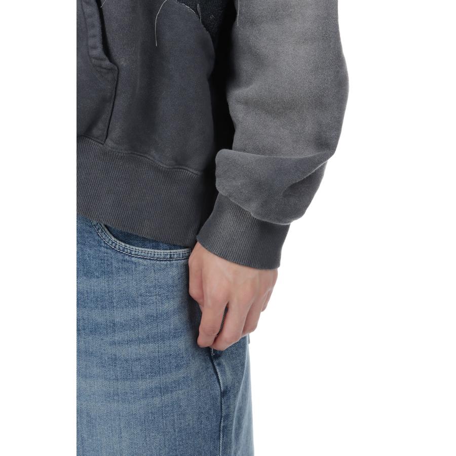 TROMPE L’OEIL EMBROIDERY HOODIE - BLACK (26AW07CS447) doublet(ダブレット) |  | 06