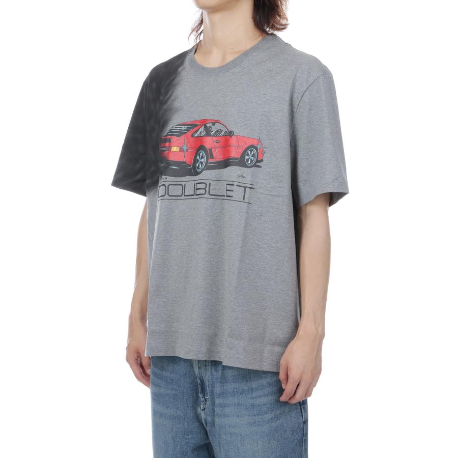 EXHAUST STAINED T-SHIRT - GREY (26AW44CS460) doublet(ダブレット) |  | 03
