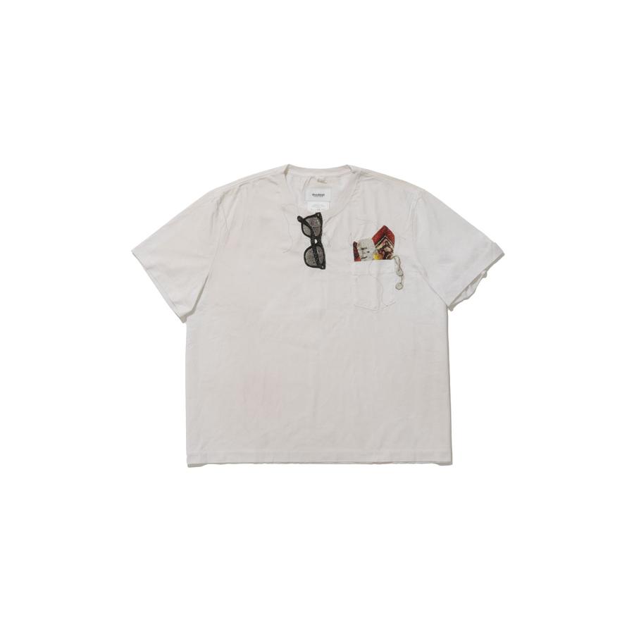 TROMPE L’OEIL EMBROIDERY T-SHIRT - WHIET (26AW43CS459) doublet(ダブレット) | 