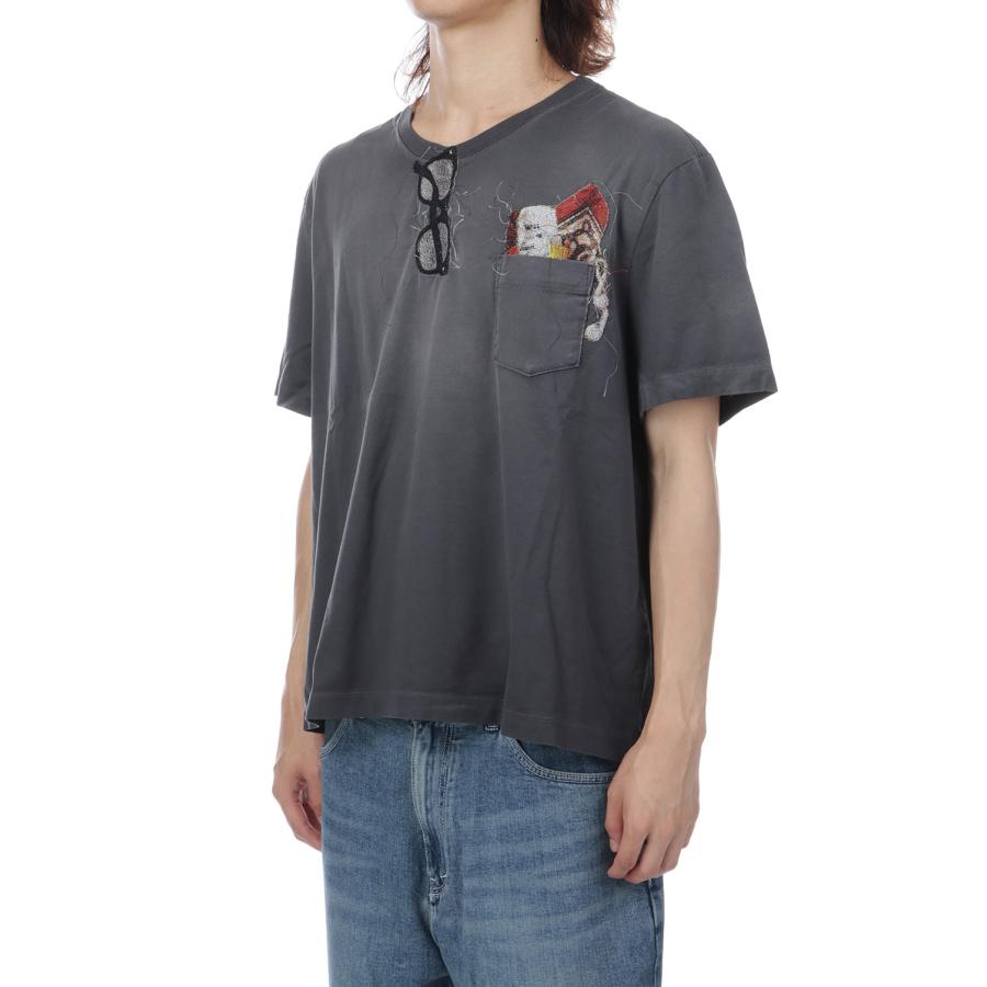 TROMPE L’OEIL EMBROIDERY T-SHIRT - BLACK (26AW43CS459) doublet(ダブレット) |  | 03
