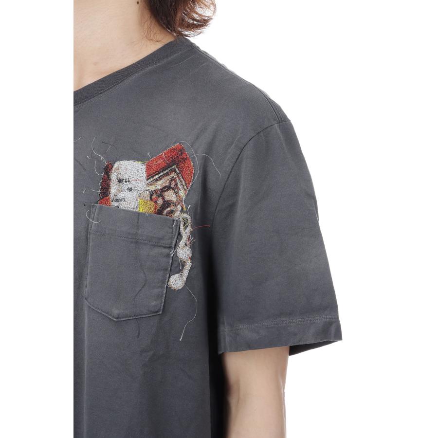 TROMPE L’OEIL EMBROIDERY T-SHIRT - BLACK (26AW43CS459) doublet(ダブレット) |  | 05