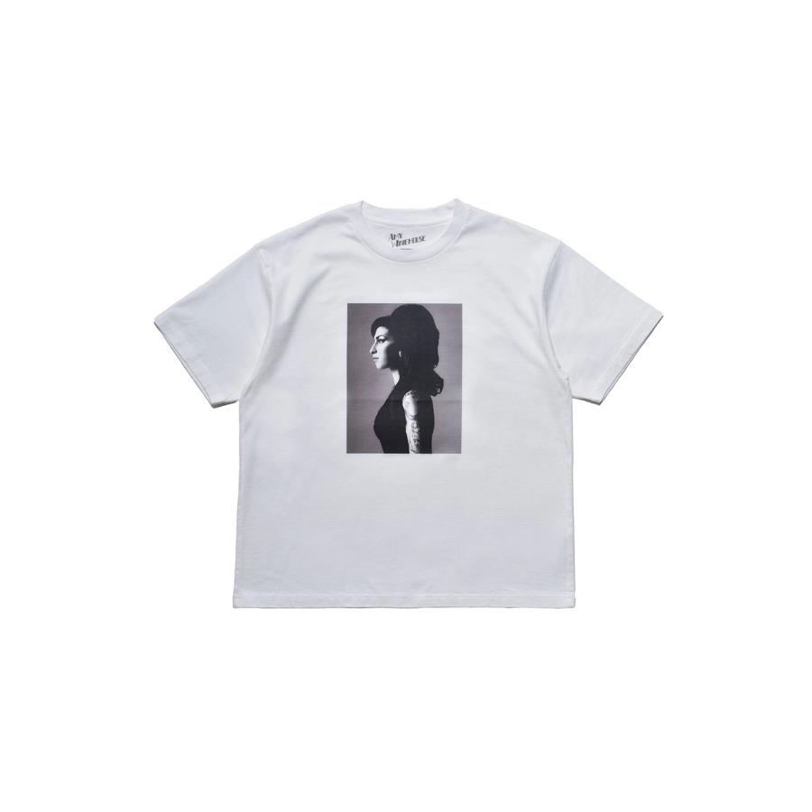 Amy Winehouse Profile Photo S/S Tee/White(MND-AMW001) Minedenim(マインデニム) | 