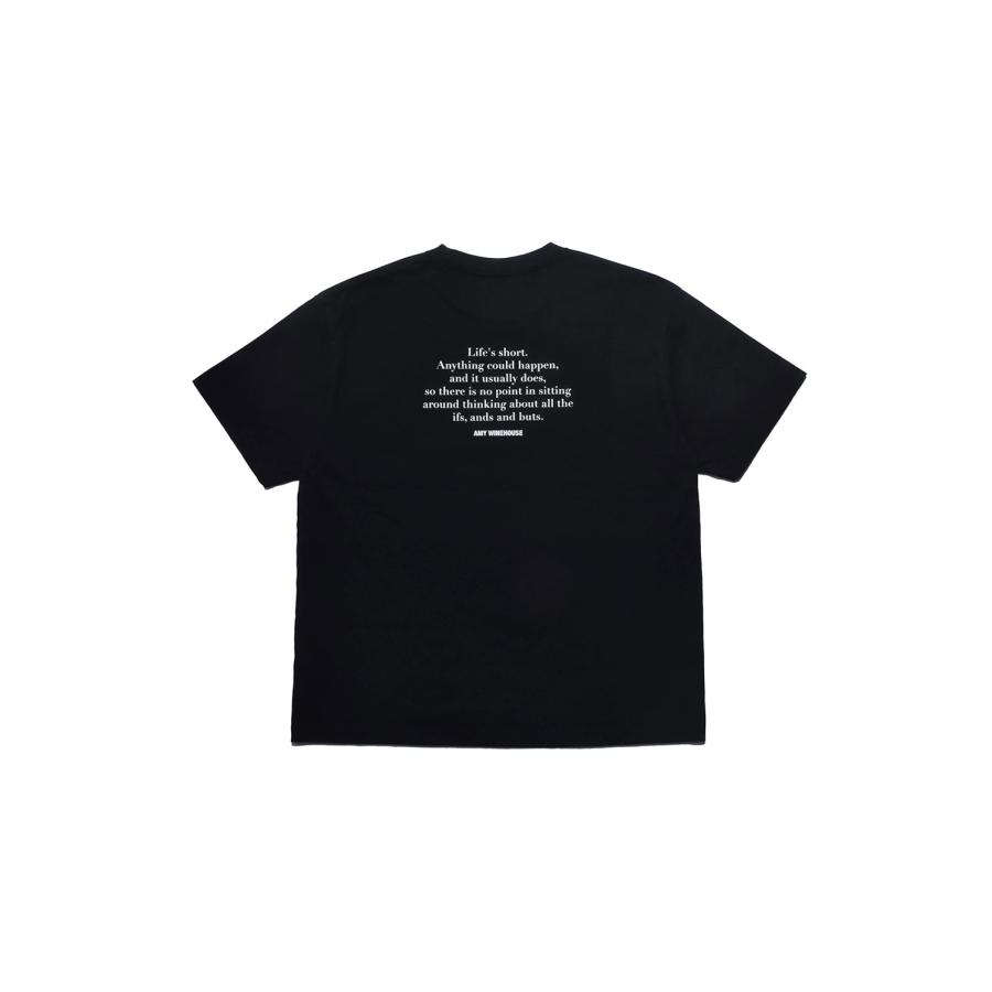 Amy Winehouse Profile Photo S/S Tee/Black(MND-AMW001) Minedenim(マインデニム) |  | 01