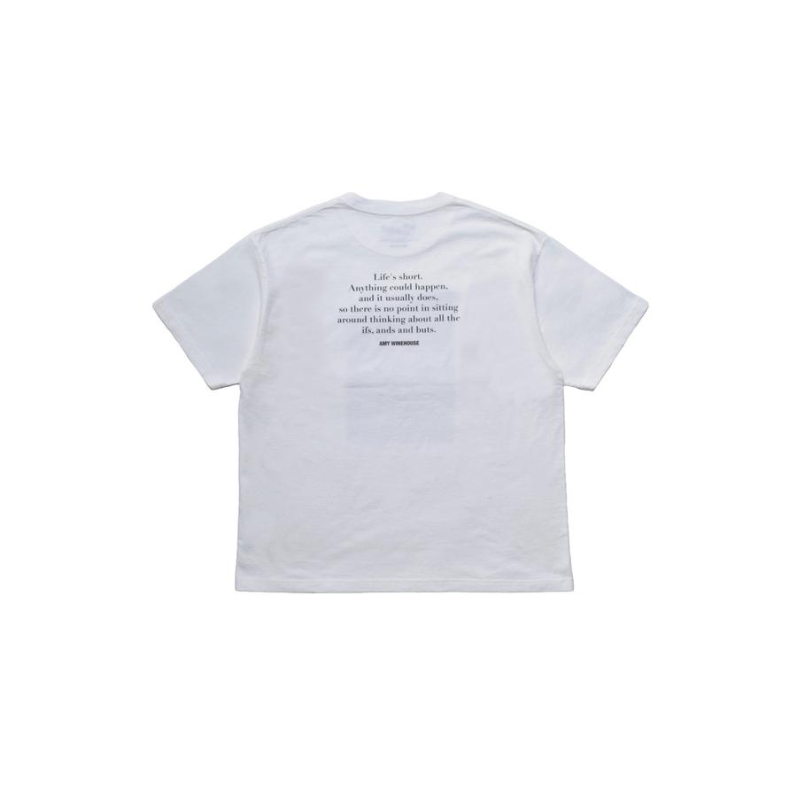 Amy Winehouse Lean On A Car Photo S/S Tee/White(MND-AMW002) Minedenim(マインデニム) |  | 01