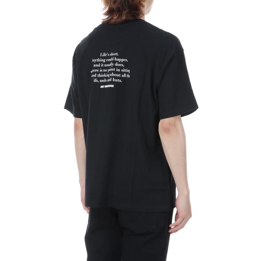 Amy Winehouse Sitting On A Chair Photo S/S Tee/Black(MND-AMW003) Minedenim(マインデニム) |  | 04