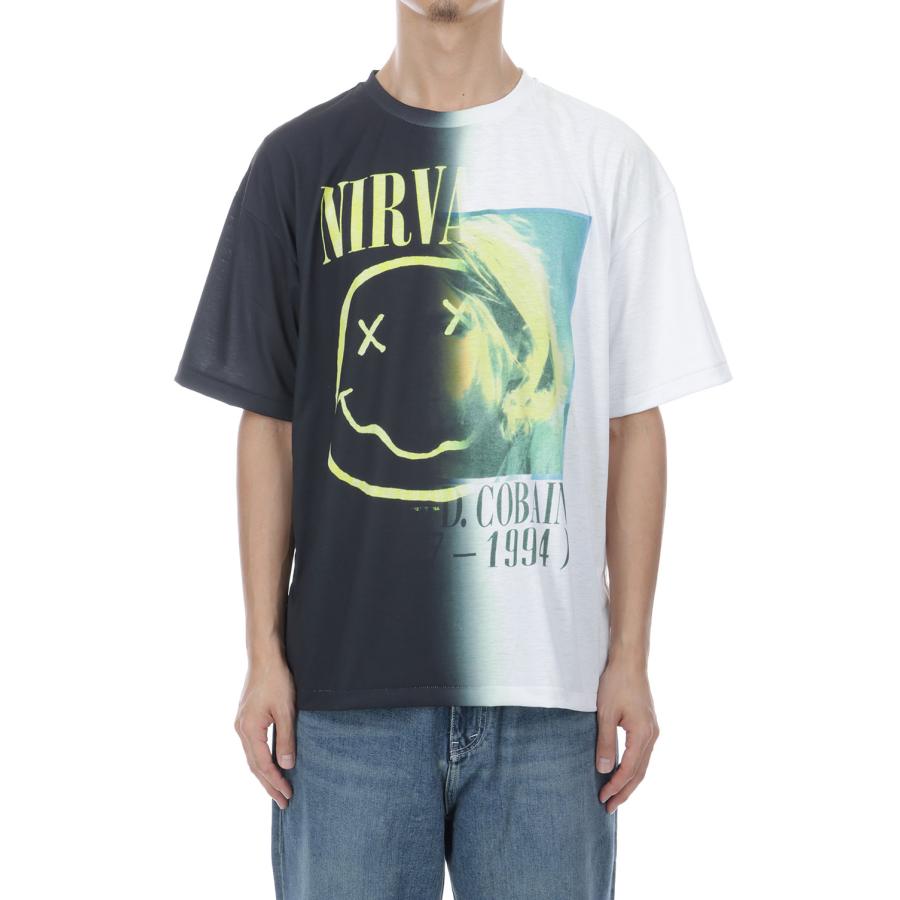 Gradation Printed T-shirts (S/S) - BLACKxWHITE (26-2208) TOLQ(トルク) |  | 02
