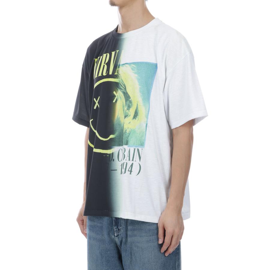 Gradation Printed T-shirts (S/S) - BLACKxWHITE (26-2208) TOLQ(トルク) |  | 03