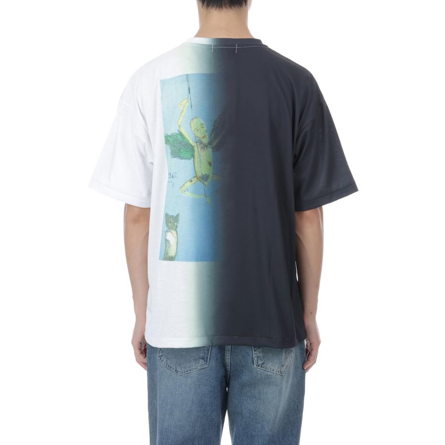 Gradation Printed T-shirts (S/S) - BLACKxWHITE (26-2208) TOLQ(トルク) |  | 04