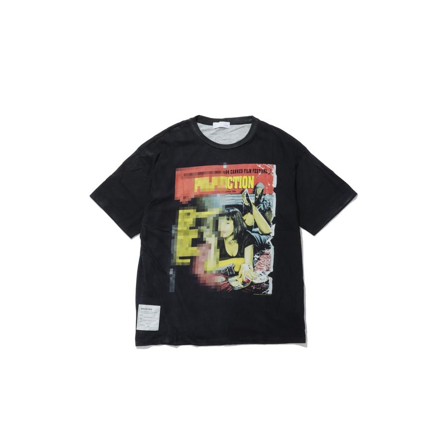 Trompe l'oeil Mosaic T-shirts (S/S) - BLACK (26-2505) TOLQ(トルク) | 