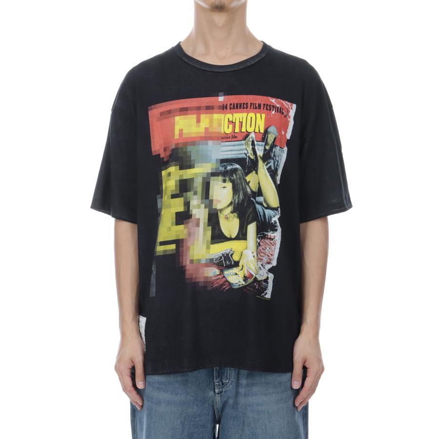 Trompe l'oeil Mosaic T-shirts (S/S) - BLACK (26-2505) TOLQ(トルク) |  | 02