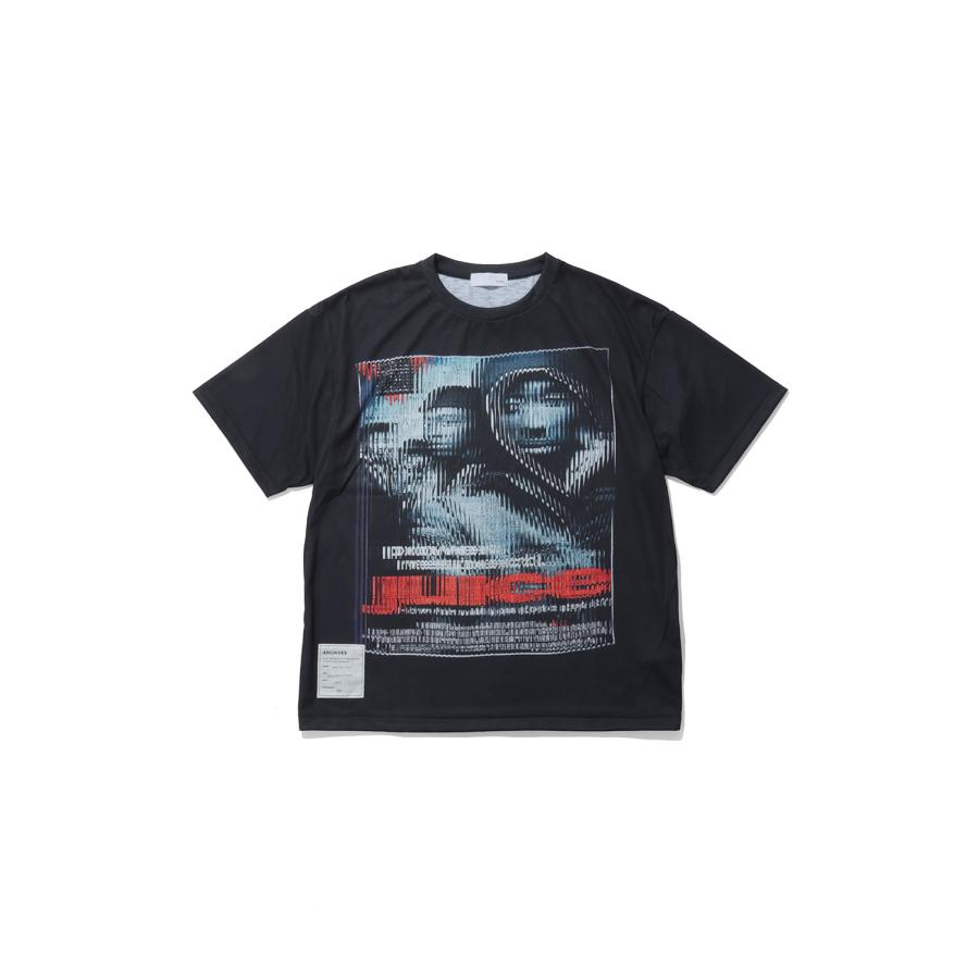 Trompe l'oeil Schletter T-shirts (S/S) - BLACK (26-2507) TOLQ(トルク) | 