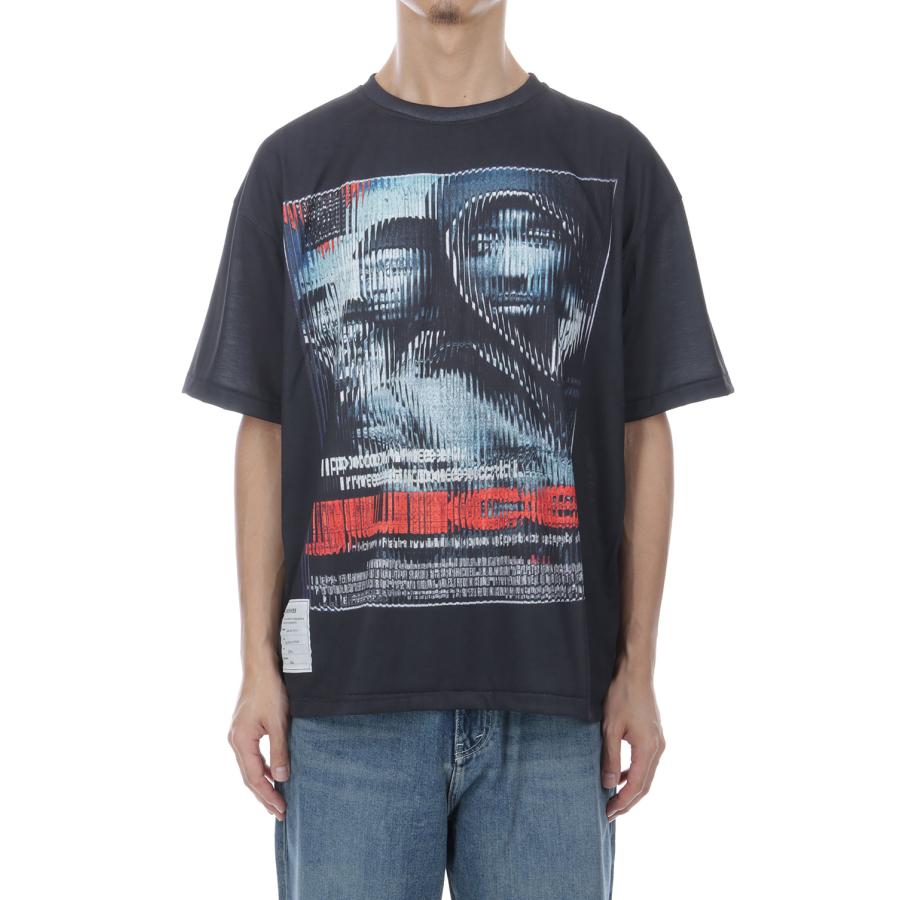 Trompe l'oeil Schletter T-shirts (S/S) - BLACK (26-2507) TOLQ(トルク) |  | 02