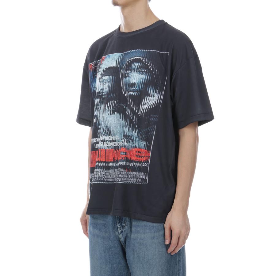 Trompe l'oeil Schletter T-shirts (S/S) - BLACK (26-2507) TOLQ(トルク) |  | 03